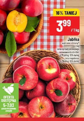 Jabłka wybrany odmian promocja w POLOmarket