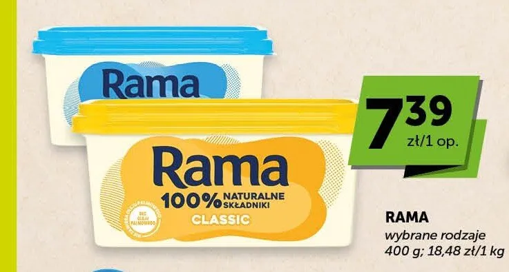 Margaryna Rama Classic promocja w Groszek