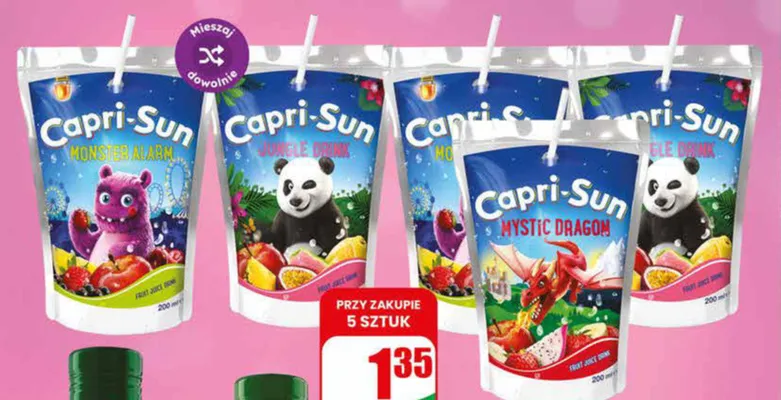 Napój niegazowany Capri-Sun Jungle Drink promocja w Dino