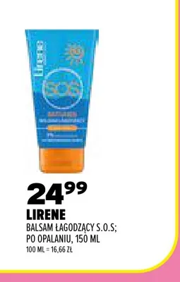 Balsam łagodzący S.O.S po opalaniu Lirene promocja w Drogerie Natura