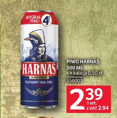Piwo Harnaś promocja w Selgros