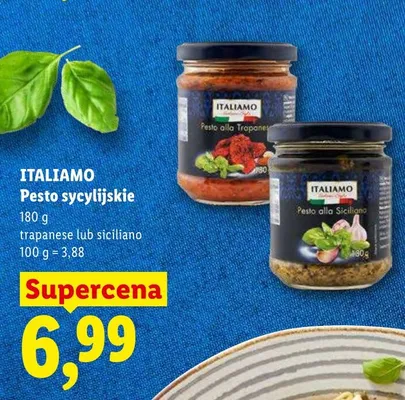 Pesto sycylijskie siciliano ITALIAMO promocja w Lidl