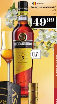 Brandy Alexandrion 5* Rumunia promocja w POLOmarket