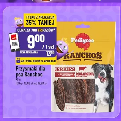 Przysmak dla psa Pedigree Ranchos Jerkies Wołowina promocja w POLOmarket
