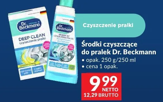 Środek czyszczący do pralek Dr. Beckmann Deep Clean promocja w Makro