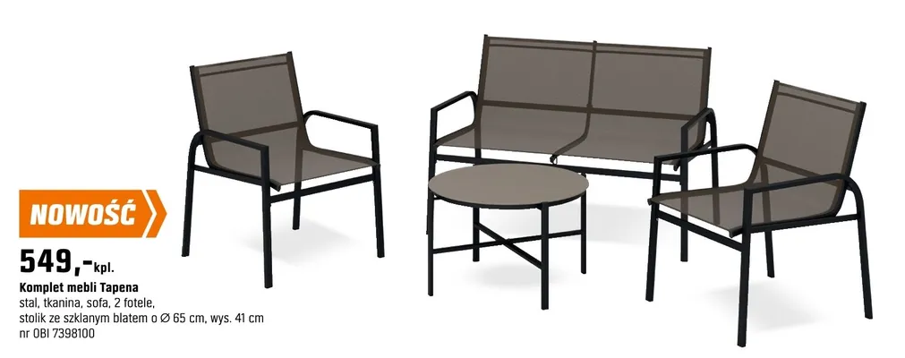 Komplet mebli Tapena promocja w OBI