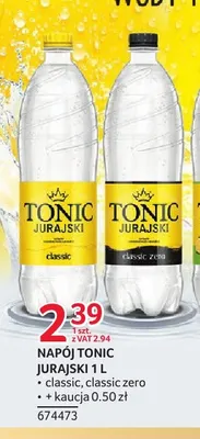 Napój Tonic Jurajski classic promocja w Selgros