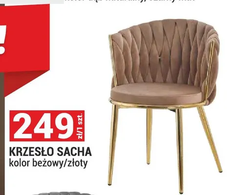 Krzesło Sacha promocja w Merkury Market