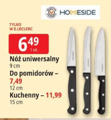 Nóż uniwersalny Homeside 9cm promocja w Leclerc