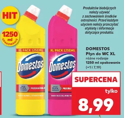 Płyn do WC XL różne rodzaje promocja w Kaufland