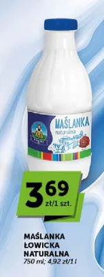 Maślanka Łowicka naturalna promocja w ABC