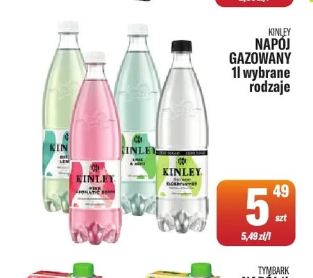 Napój gazowany Kinley promocja w Tomi Markt