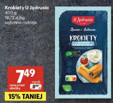 Krokiety wybrane rodzaje promocja w Delikatesy Centrum