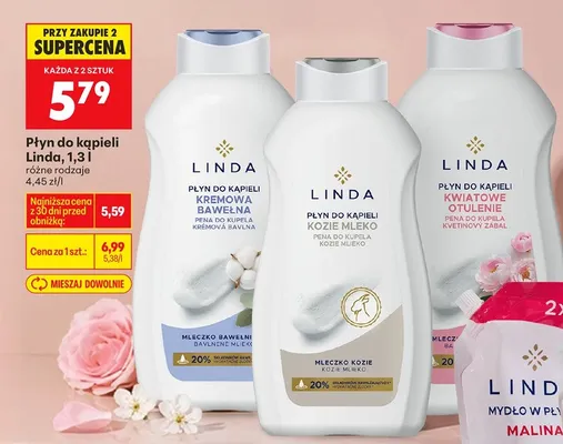 Płyn do kąpieli różne rodzaje promocja w Biedronka