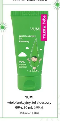 Wielofunkcyjny żel aloesowy 99% Yumi promocja w Hebe