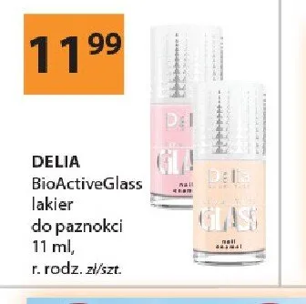 Lakier do paznokci DELIA BioActiveGlass promocja w Drogerie Laboo