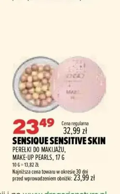 Perełki do makijażu Make-Up Pearls Sensique Sensitive Skin promocja w Drogerie Natura