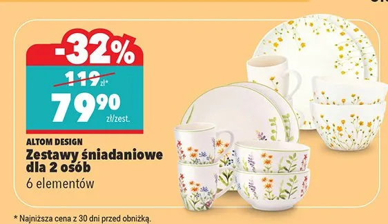 Zestawy śniadaniowe dla 2 osób promocja w Biedronka