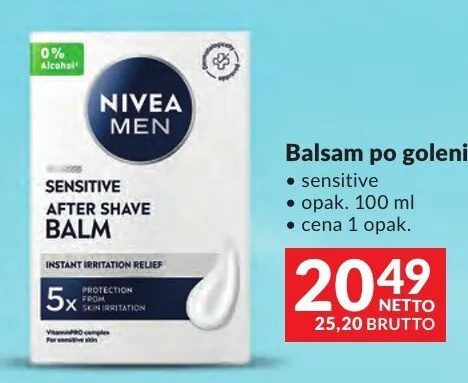 Balsam po goleniu Nivea Men Sensitive promocja w Makro