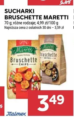 Sucharki Bruschette Maretti promocja w Stokrotka