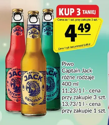 Piwo Captain Jack Watermelon promocja w Prim Market