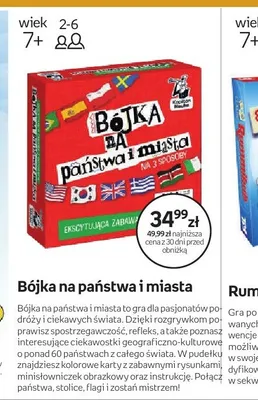 Gra Bójka na państwa i miasta promocja w Empik