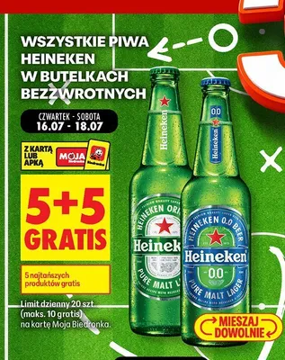 Piwo Heineken Original promocja w Biedronka