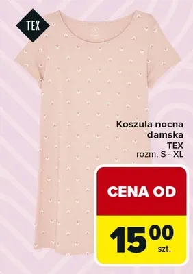 Koszula nocna damska promocja w Carrefour