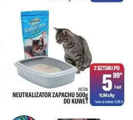 Neutralizator zapachu do kuwet Hilton promocja w Tomi Markt