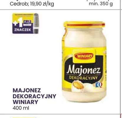 Majonez dekoracyjny Winiary promocja w Stokrotka