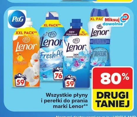 Perełki do prania Lenor promocja w Carrefour Market