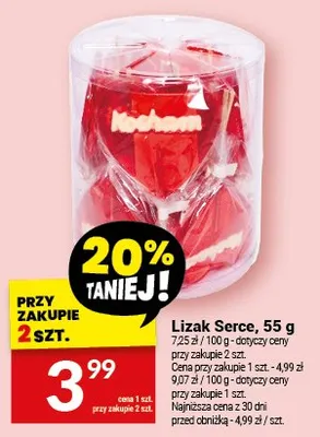 Lizak Serce promocja w Twój Market