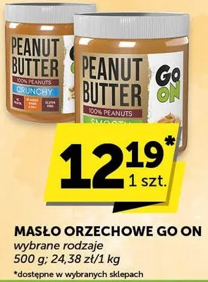 Masło orzechowe Go On promocja w Groszek