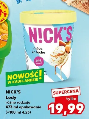 Lody różne rodzaje promocja w Kaufland