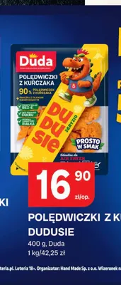 Polędwiczki z kurczaka Dudusie Duda promocja w Chorten