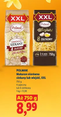Makaron nierówno siekany, XXL promocja w Lidl