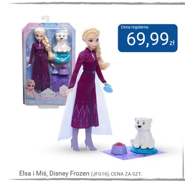 Elsa i Miś Disney Frozen JFG16 promocja w Smyk
