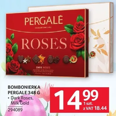 Bombonierka Pergale 348 g promocja w Selgros