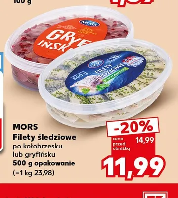 Filety śledziowe po kołobrzesku Mors promocja w Kaufland