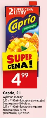 Napój Caprio multiwitamina promocja w Twój Market