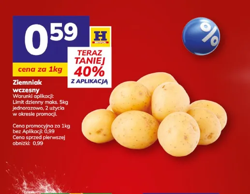 Ziemniaki wczesne promocja w Hitpol