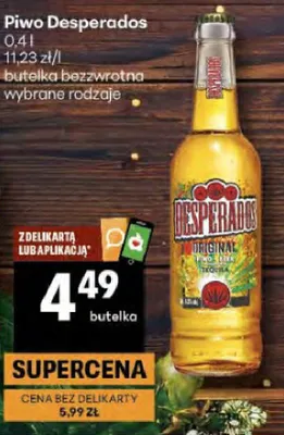 Piwo Desperados promocja w Delikatesy Centrum