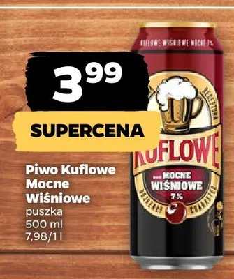 Piwo Kuflowe Mocne Wiśniowe promocja w Netto