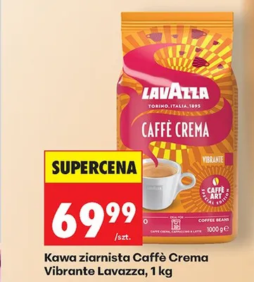 Kawa ziarnista Caffè Crema Vibrante promocja w Biedronka