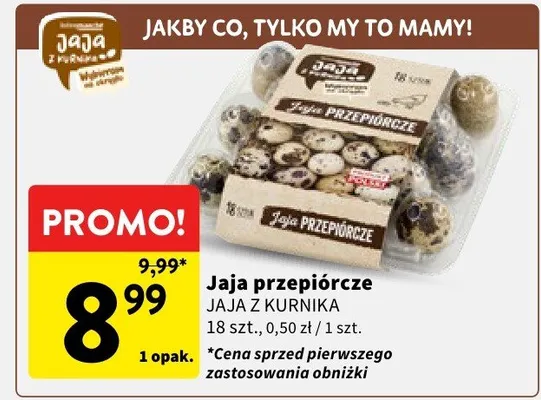 Jaja przepiórcze Jaja z Kurnika promocja w Intermarche