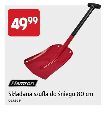 Składana szufla do śniegu 80 cm Hamron promocja w Jula