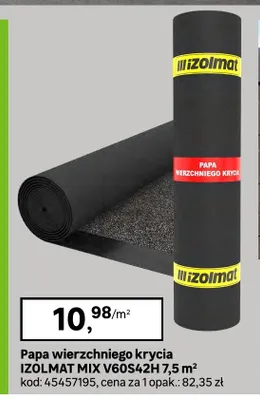 Papa wierzchniego krycia IZOLMAT MIX V60S42H promocja w Leroy Merlin