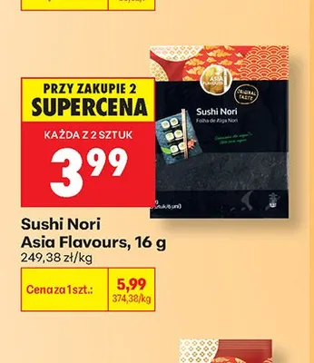 Sushi Nori Asia Flavours promocja w Biedronka