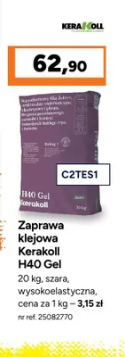 Zaprawa klejowa Kerakoll H40 Gel szara promocja w Bricoman