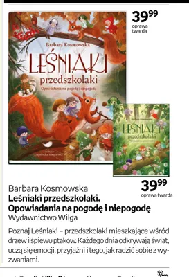 Książka Leśniaki przedszkolaki Barbara Kosmowska promocja w Empik